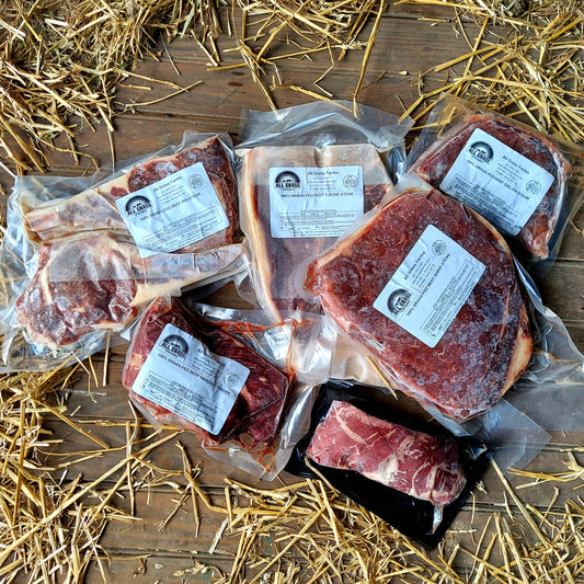Grassfed dry aged steaks for sale