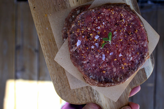 15 lb Grass Fed Chopped Steak Burger Patties