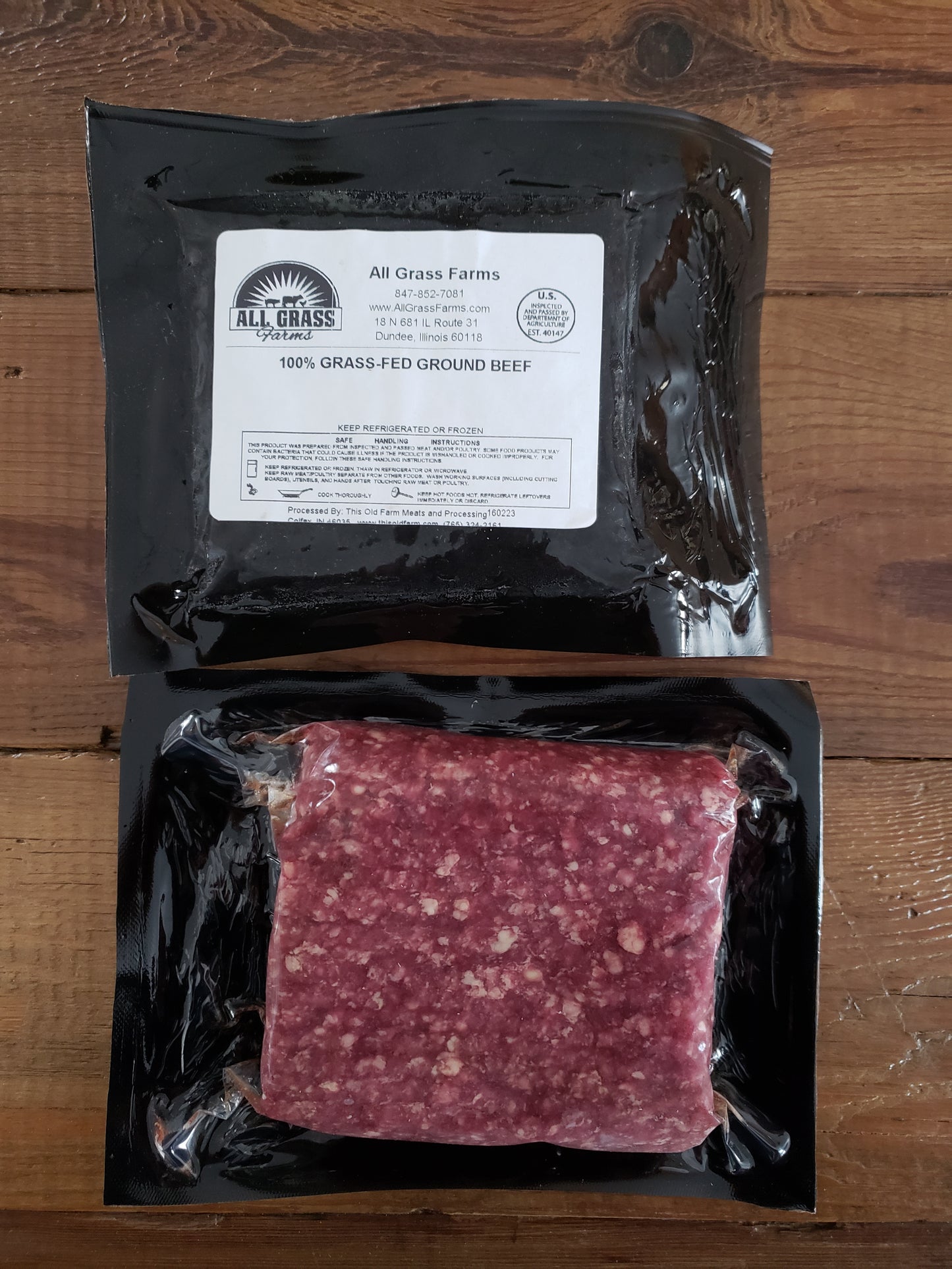 25 lb Grass Fed Ground Beef Pack