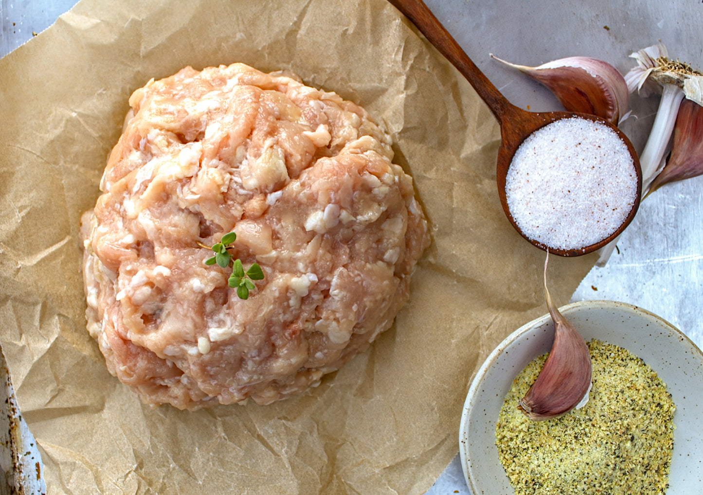 Pasture Raised Ground Chicken - Organic Feed