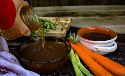 Grass Fed and Finished Beef Bone Broth - 10 pack