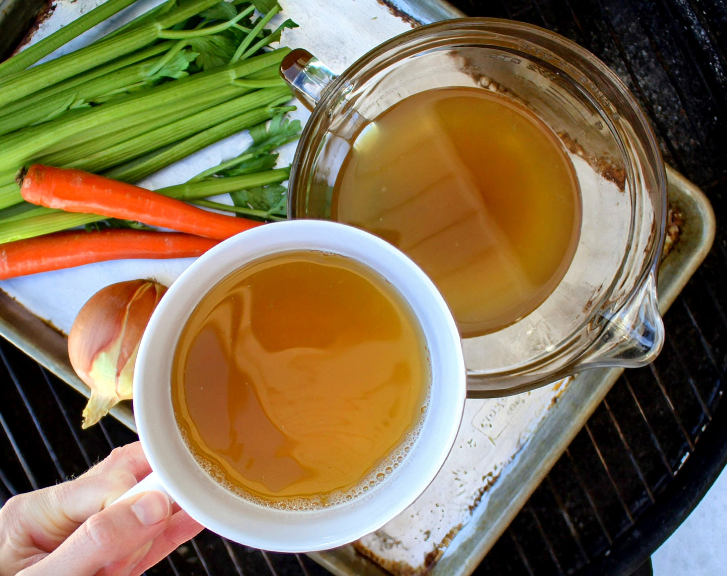 Pasture-raised Chicken Bone Broth - Soy and Corn Free OR Regular - 10 pack