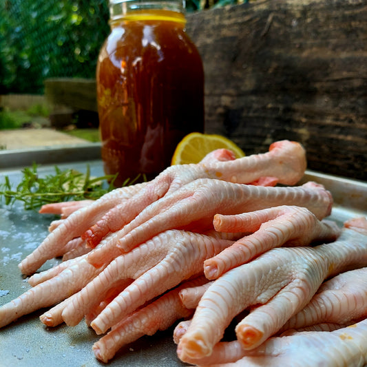 Pasture Raised Chicken Feet - Organic No Corn / No Soy Feed